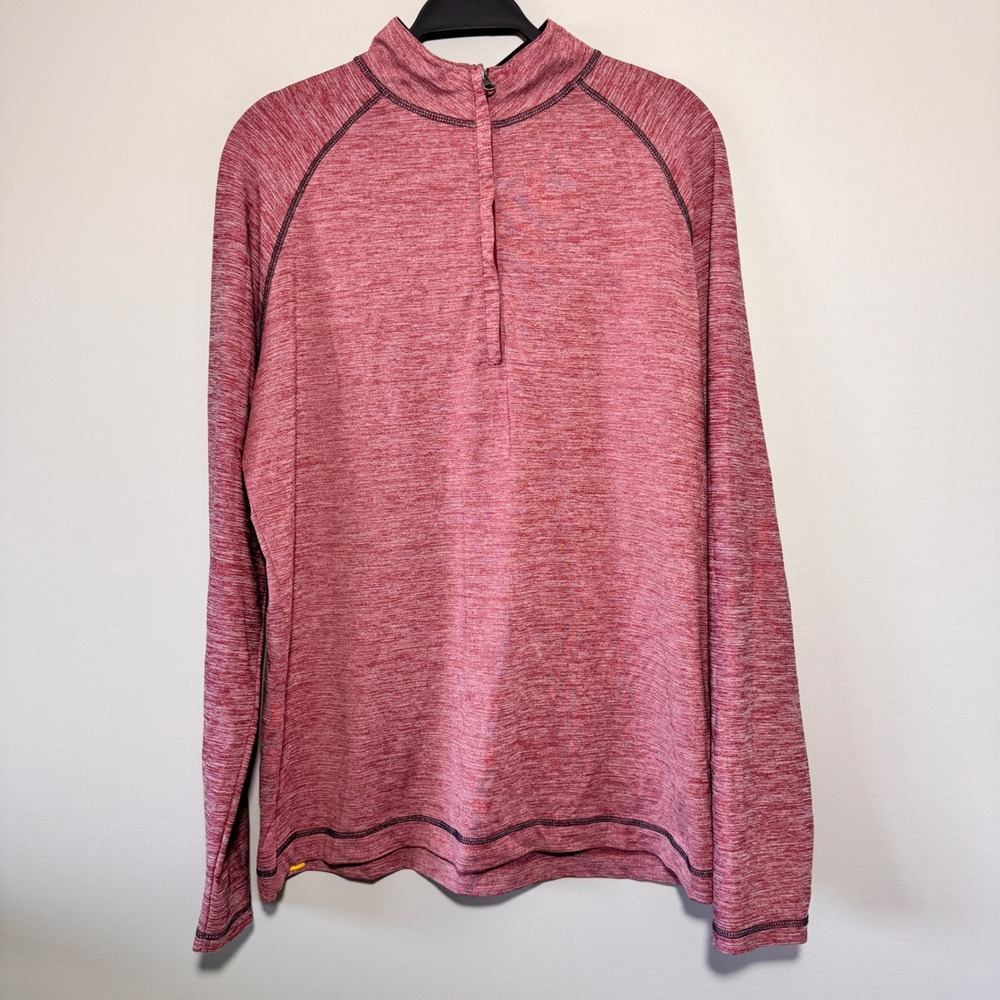 Robert Graham Active Fit Pullover‎ Long Sleeve Top Heathered Red Large